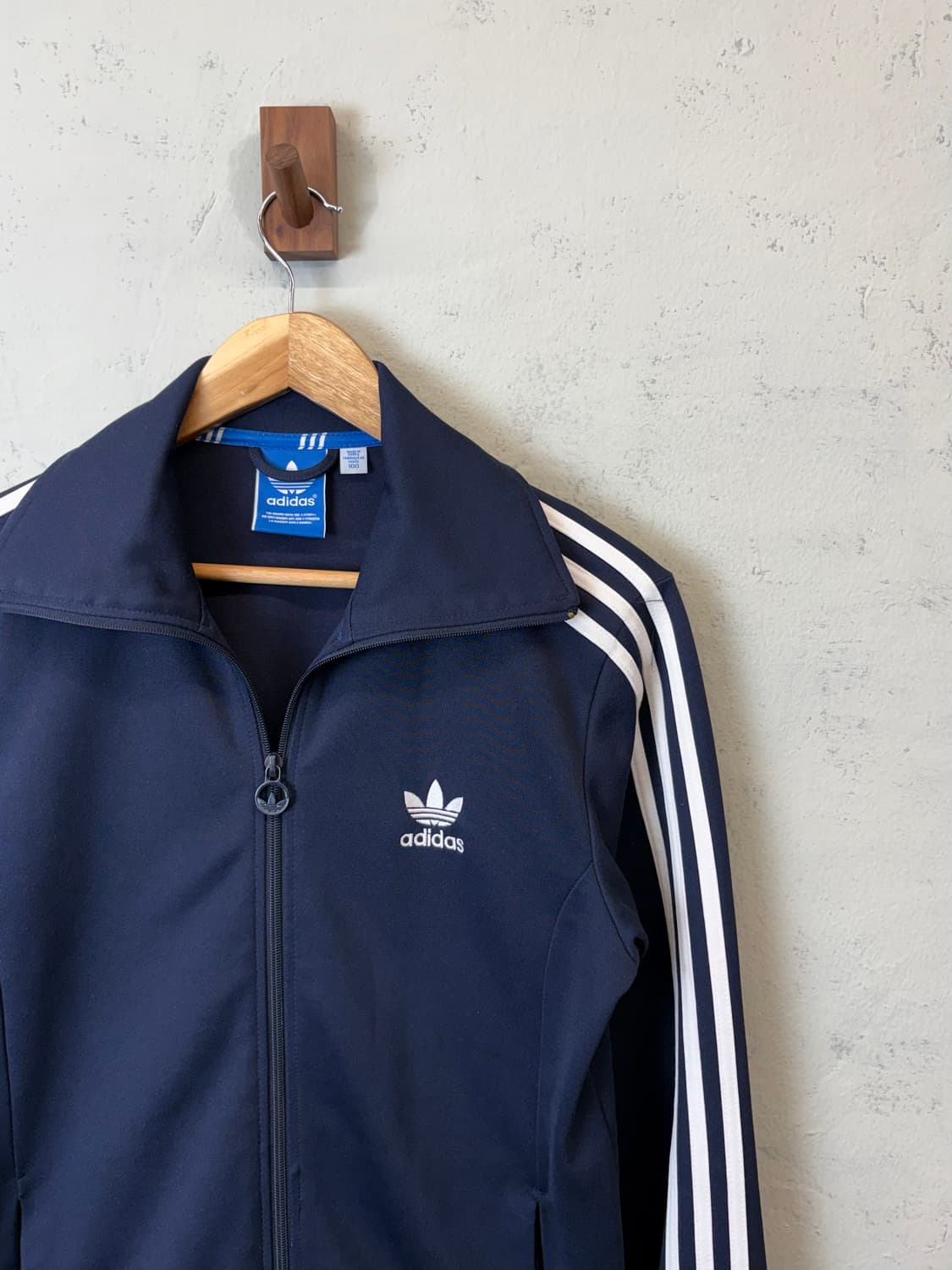 아디다스 빈티지 유로파 삼선 트랙탑 져지 네이비 상품이미지2