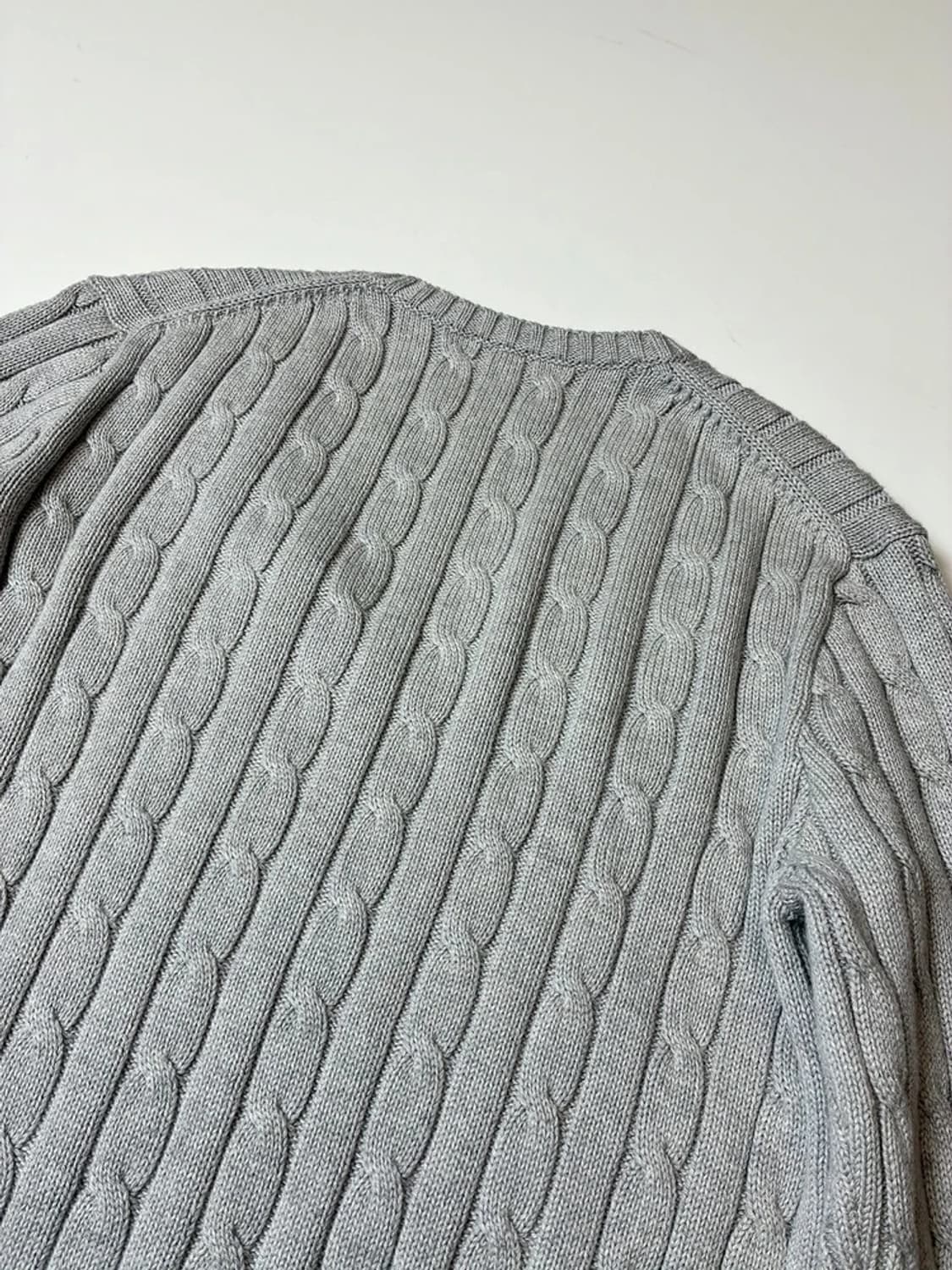 폴로 랄프로렌 큐알 신형 꽈배기 코튼 니트 PN8071 상품이미지5