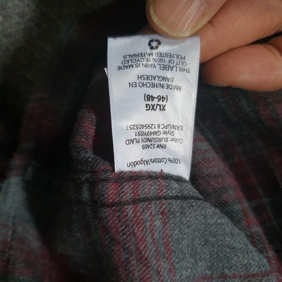 미국 수입 플란넬 체크 셔츠 no.5 상품이미지5