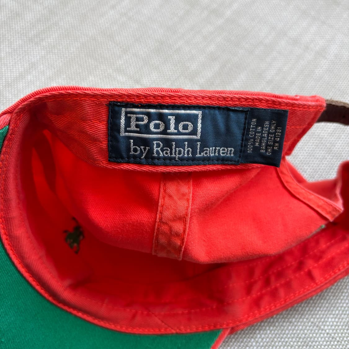 폴로 랄프로렌 볼캡 오렌지 모자 상품이미지10