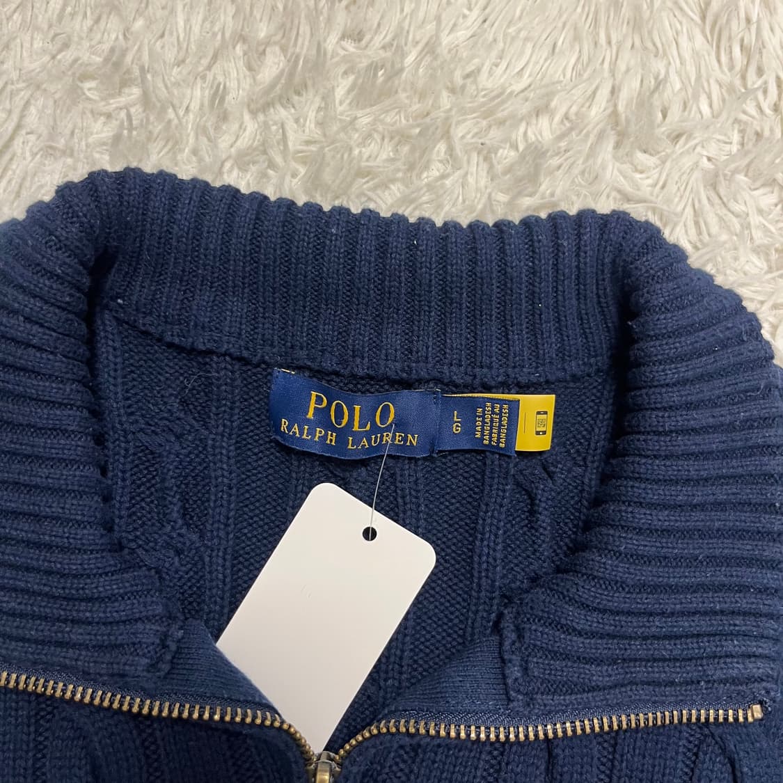 폴로 반집업니트 상품이미지3