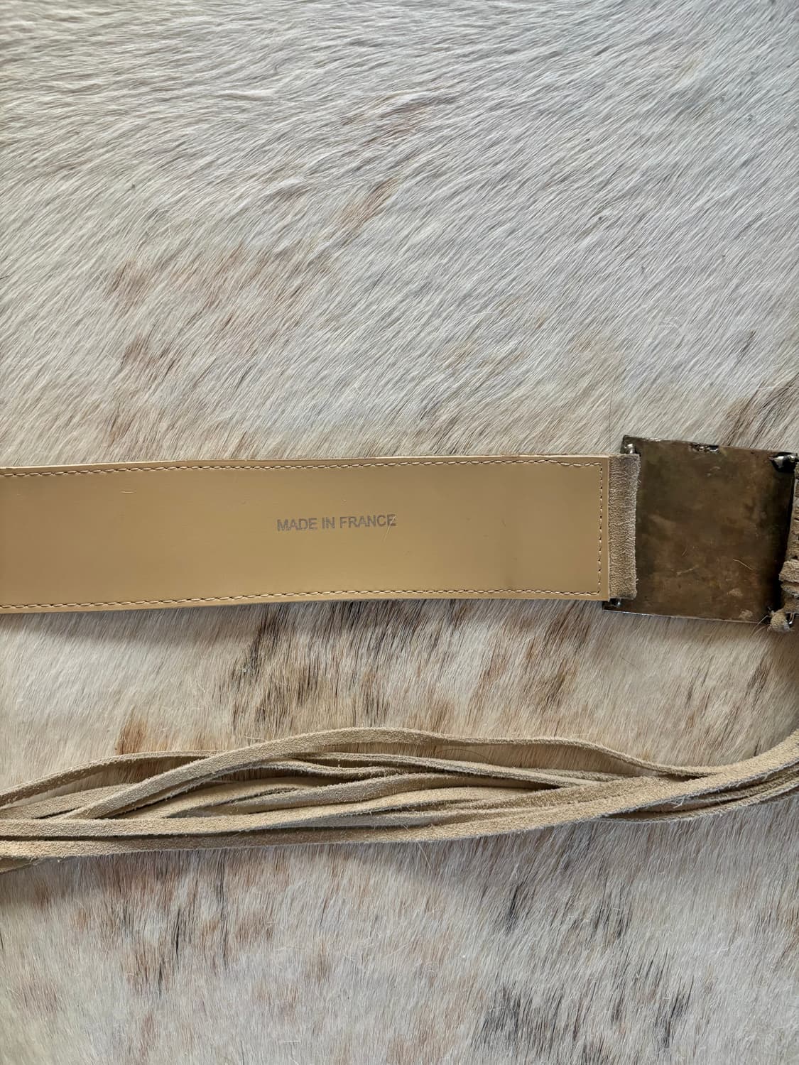 빈티지 스웨이드 스트랩 벨트 상품이미지3