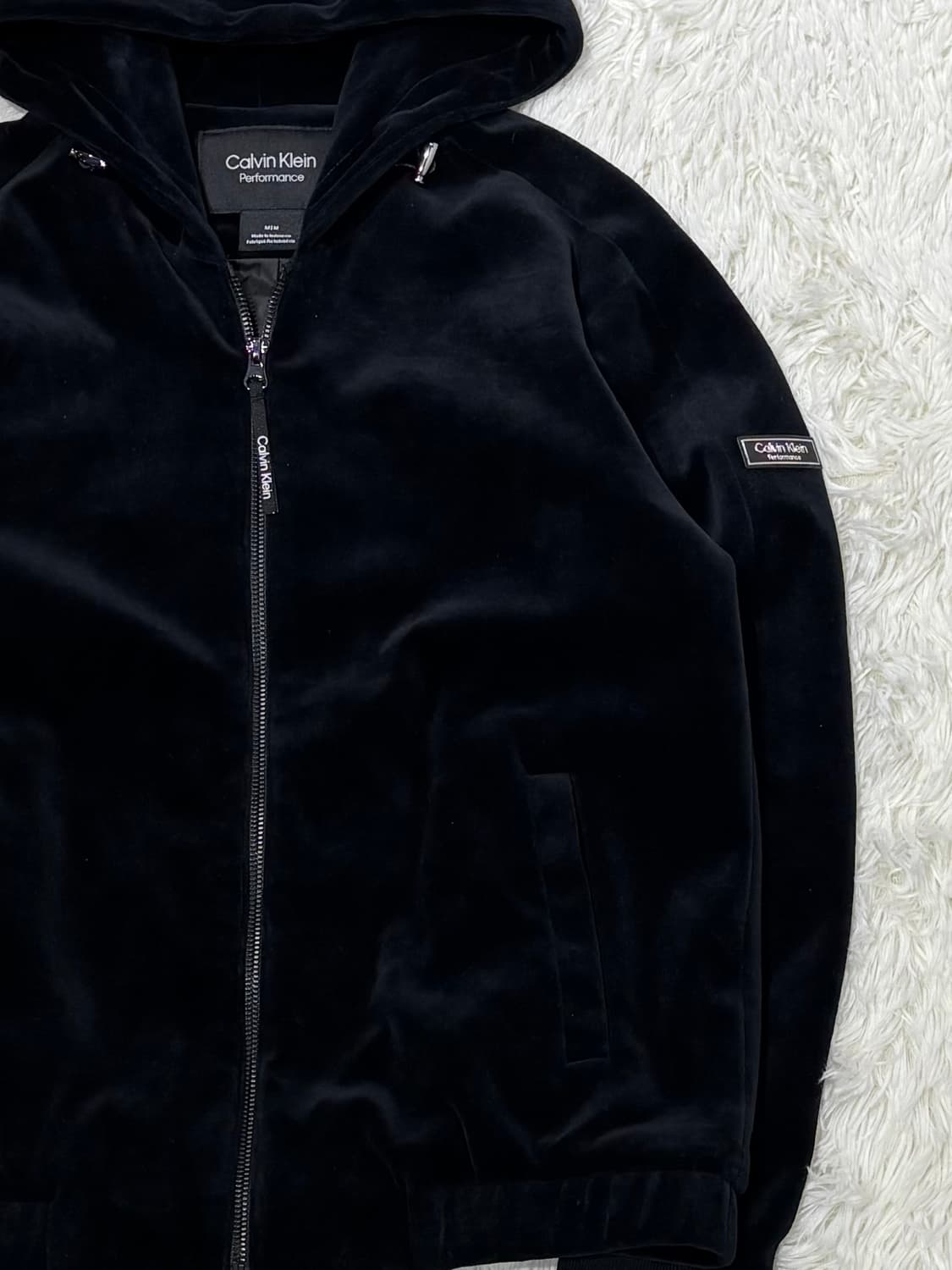 캘빈클라인 퍼포먼스 벨벳 후드집업 상품이미지5