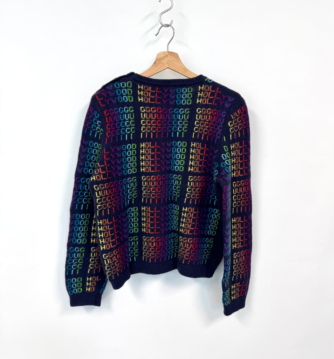 GUCCI 구찌 도버스트릿마켓 에디션 레인보우 HOLLYWOOD 울 스웨 상품이미지2