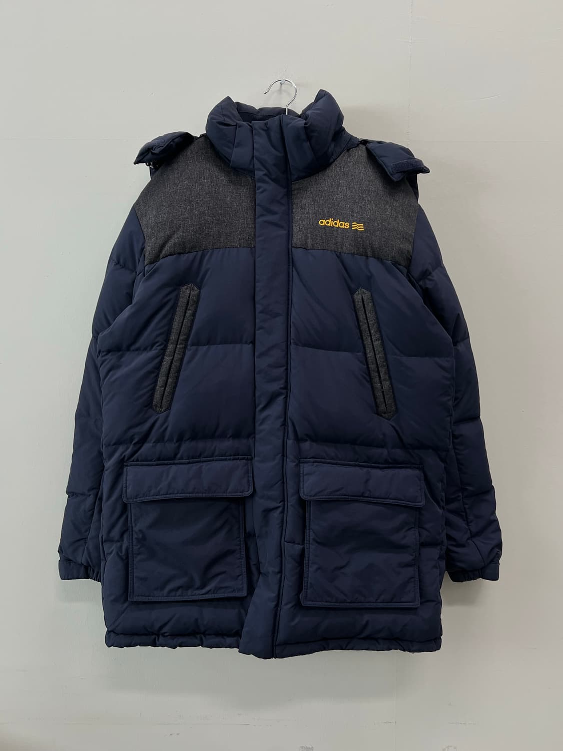 아디다스 골프 덕다운 패딩 자켓 네이비 상품이미지2