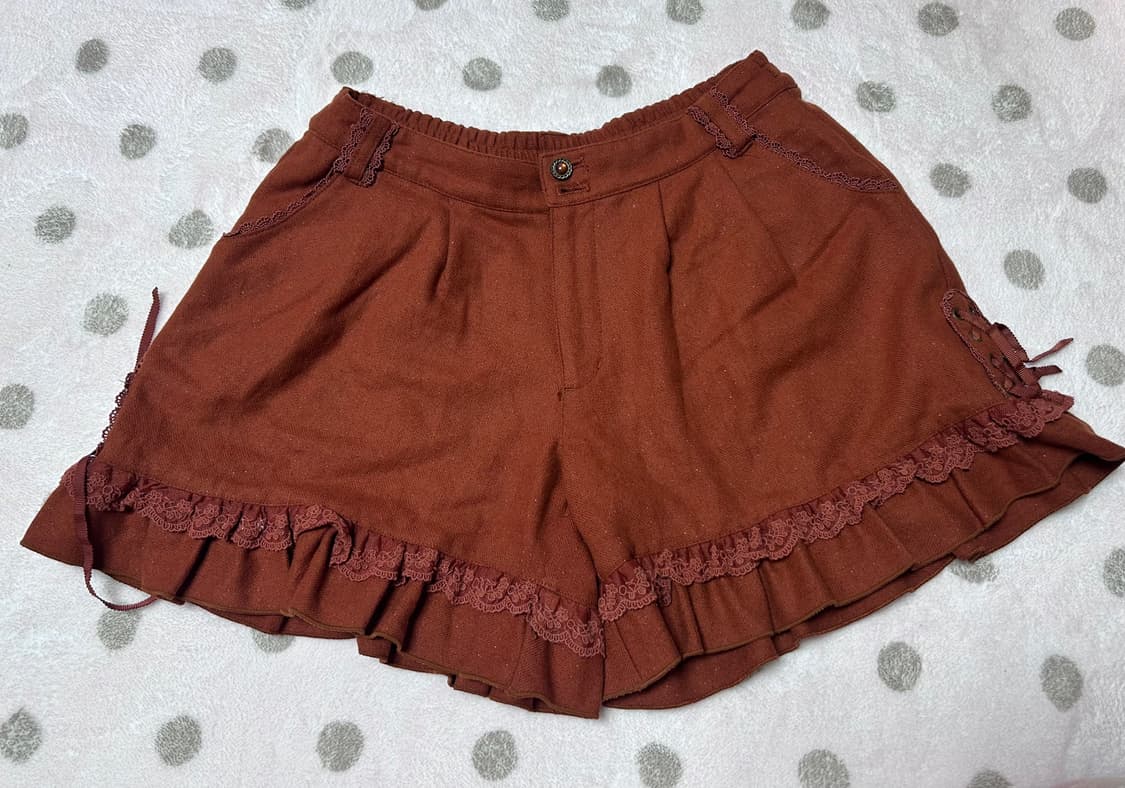 엑시즈팜 오렌지브라운 반바지 상품이미지2