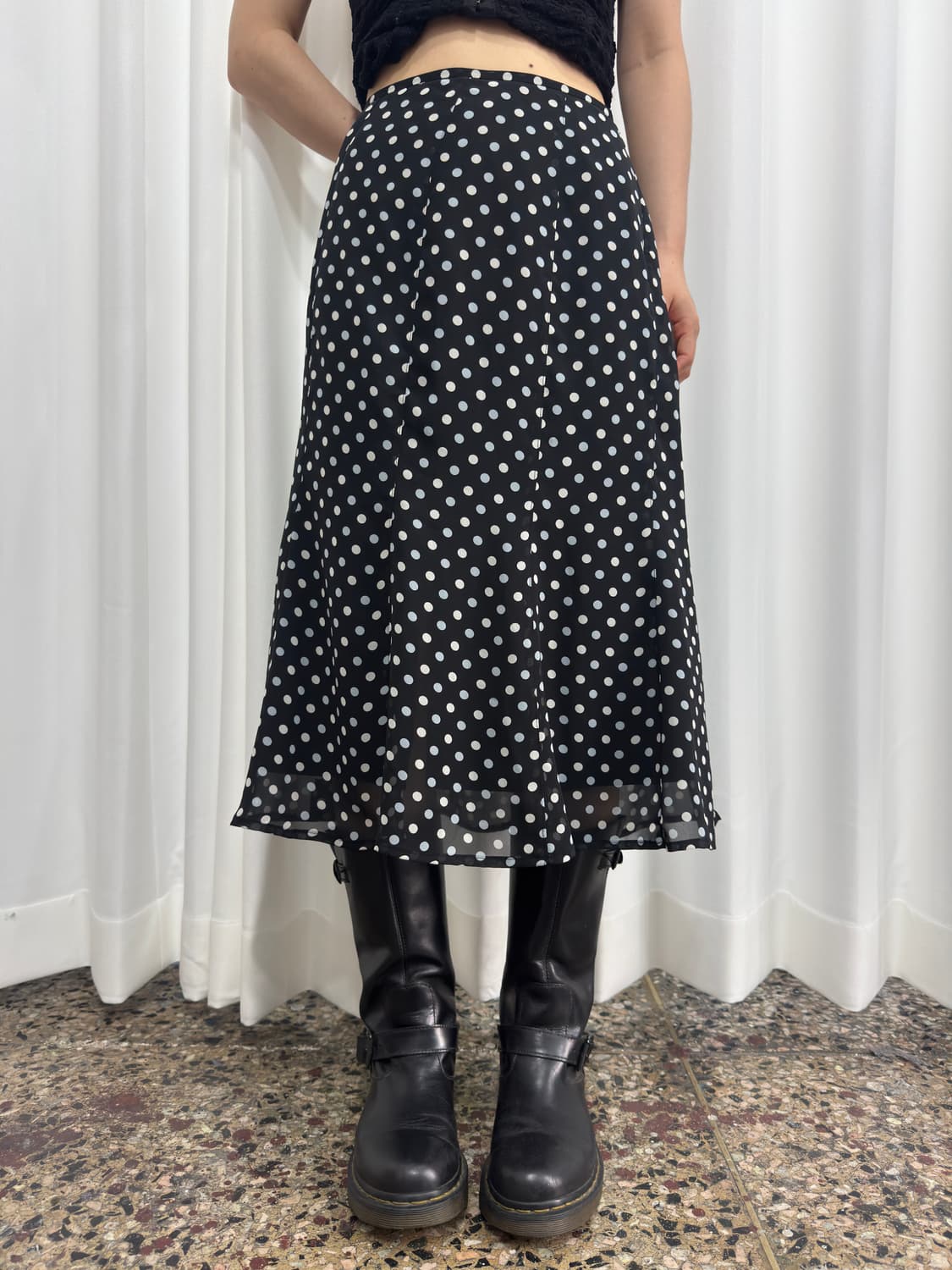 dot midi skirt 상품이미지2
