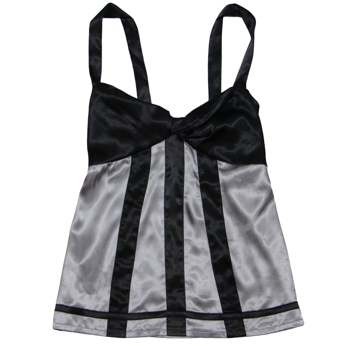 Silver Satin Ribbon sleeveless 상품이미지2