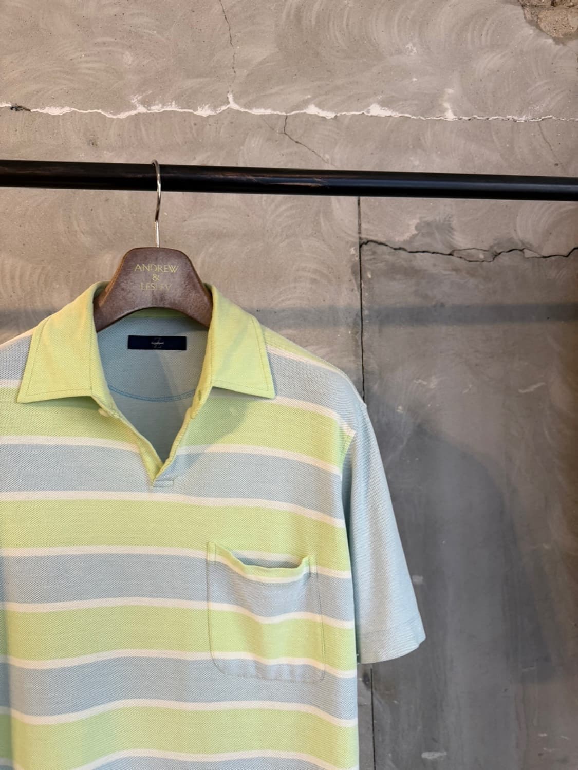 Z제냐 오픈칼라넥 셔츠 100~105 상품이미지4