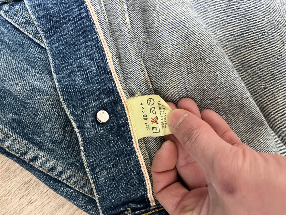 90s lvc 리바이스 타입2 데님자켓 40 상품이미지9
