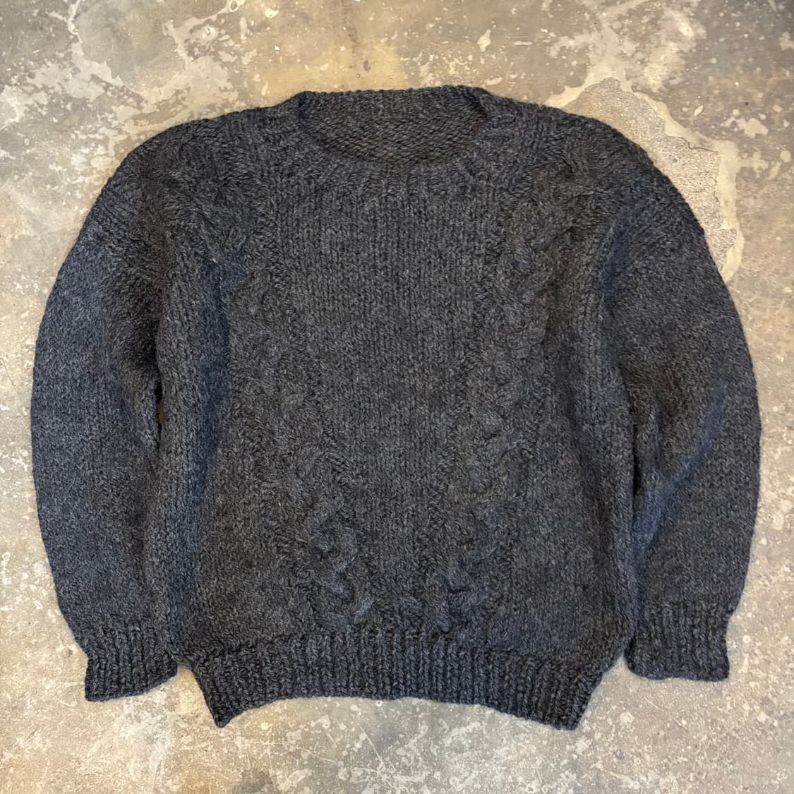 올드 케이블 울 스웨터 상품이미지1