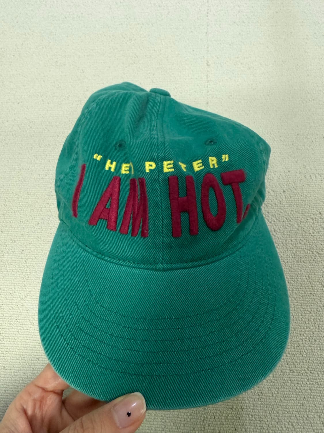 마이네임이즈피터 I AM HOT 볼캡 상품이미지2