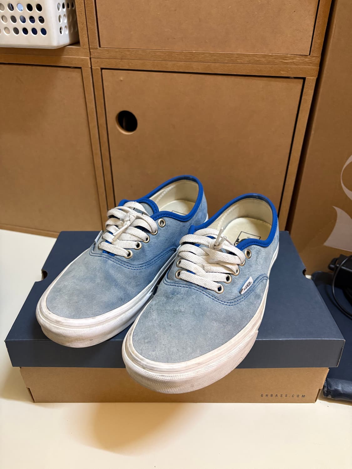 반스 어센틱 피그스킨 블루 270  상품이미지2