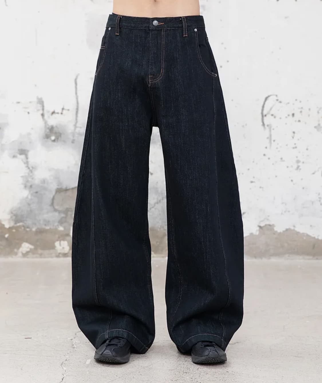 [3] 비긴 202 루보 트위스트 데님 팬츠(논페이드 딥 인디고) 상품이미지1