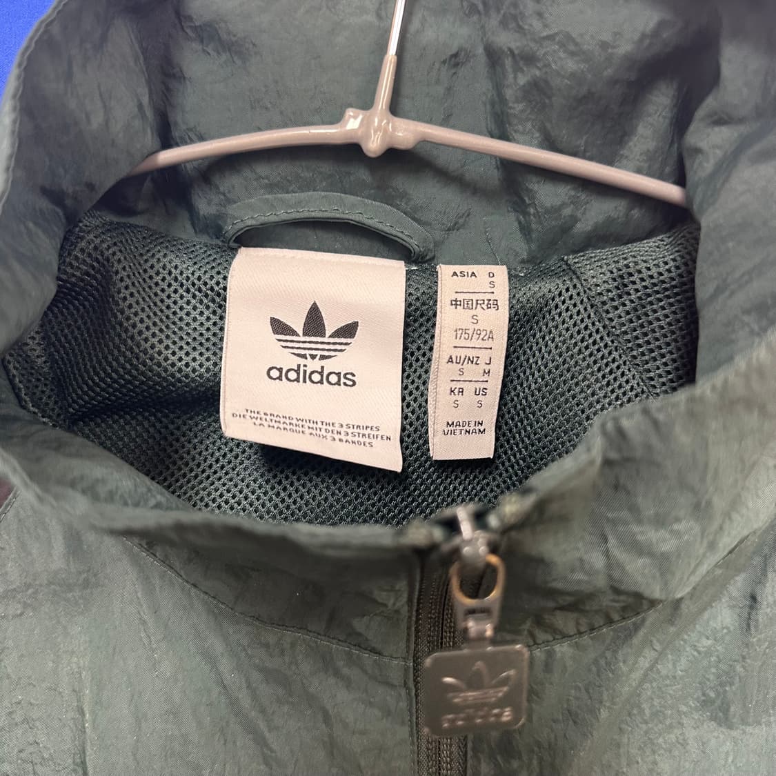 s급 아디다스 레트로 오버핏 바람막이 s90 상품이미지5