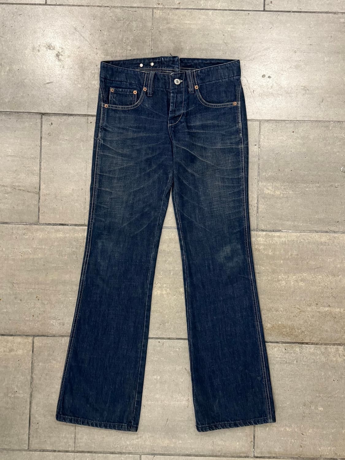Diesel 데님 팬츠 진청 세미 부츠컷 상품이미지3