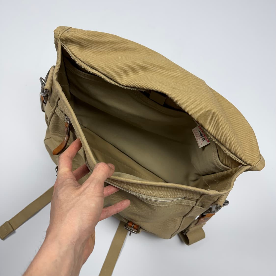 요시다포터 러기지라벨 투웨이 캔버스 백팩 상품이미지8