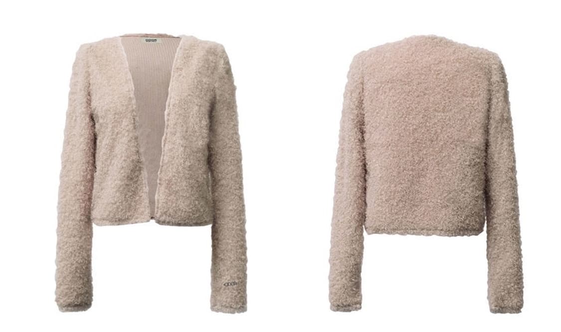 오도어 부클 가디건 상품이미지1