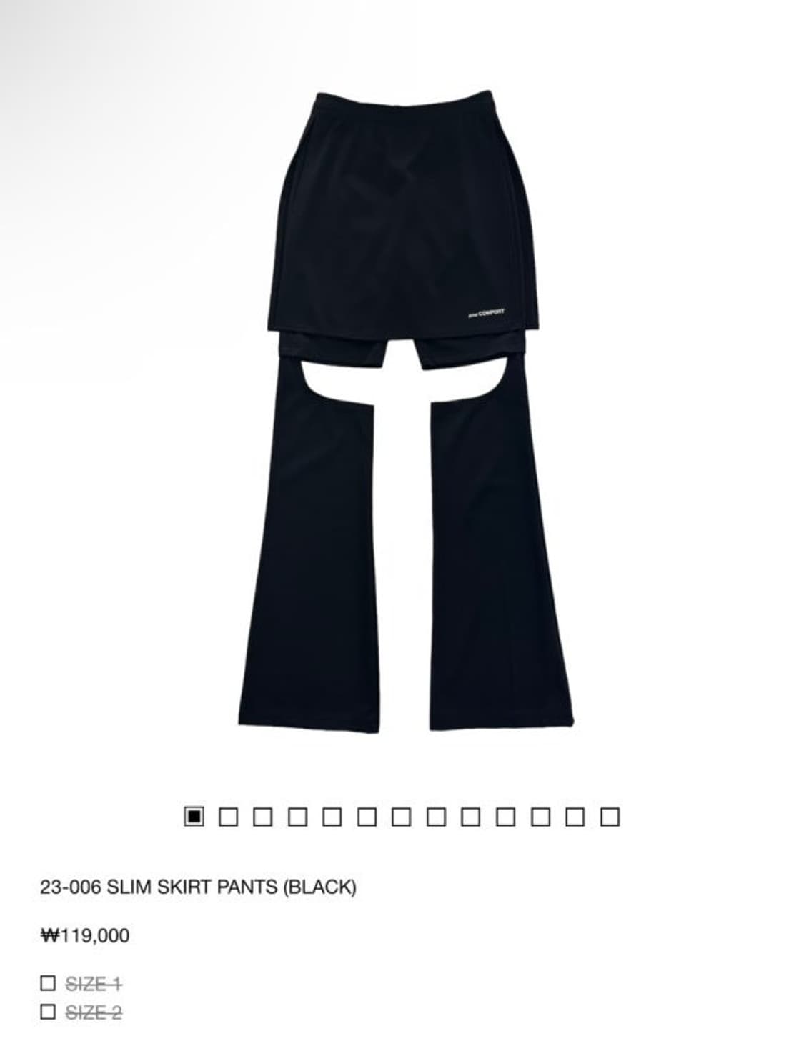지초이 컴포트 23-006 스커트팬츠 1사이즈 상품이미지1