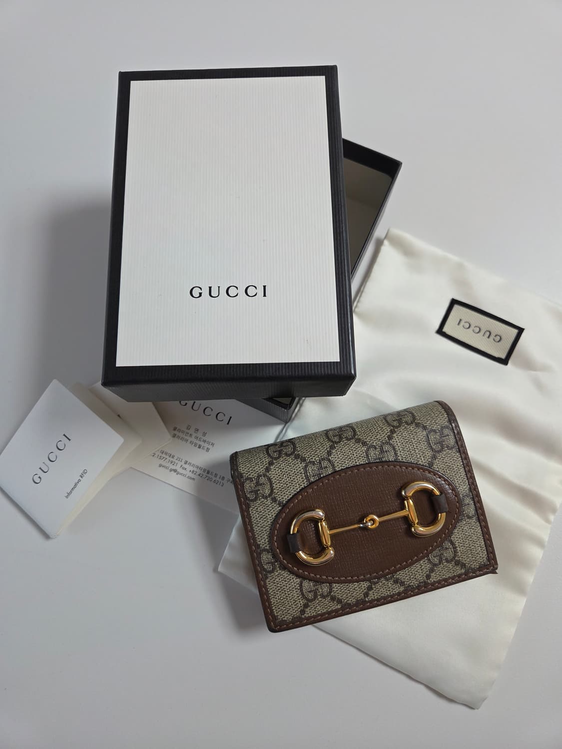 구찌 홀스빗 1955 스몰 지갑 동전지갑 갤러리아 정품 상품이미지1