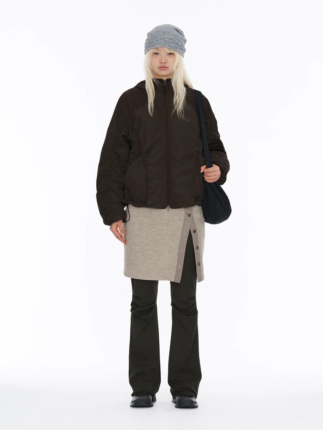 wellbeing ex / Oversize Ripple Beanie 상품이미지2