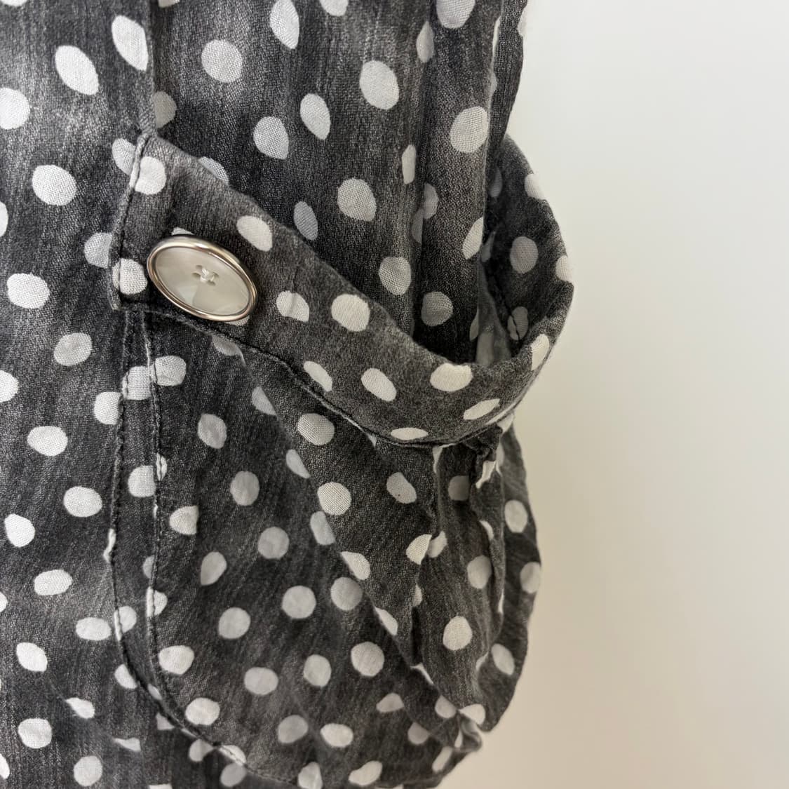 빈티지 K'S YOU ARE 도트 슬리브리스 미니원피스 y2k 모리걸 상품이미지3