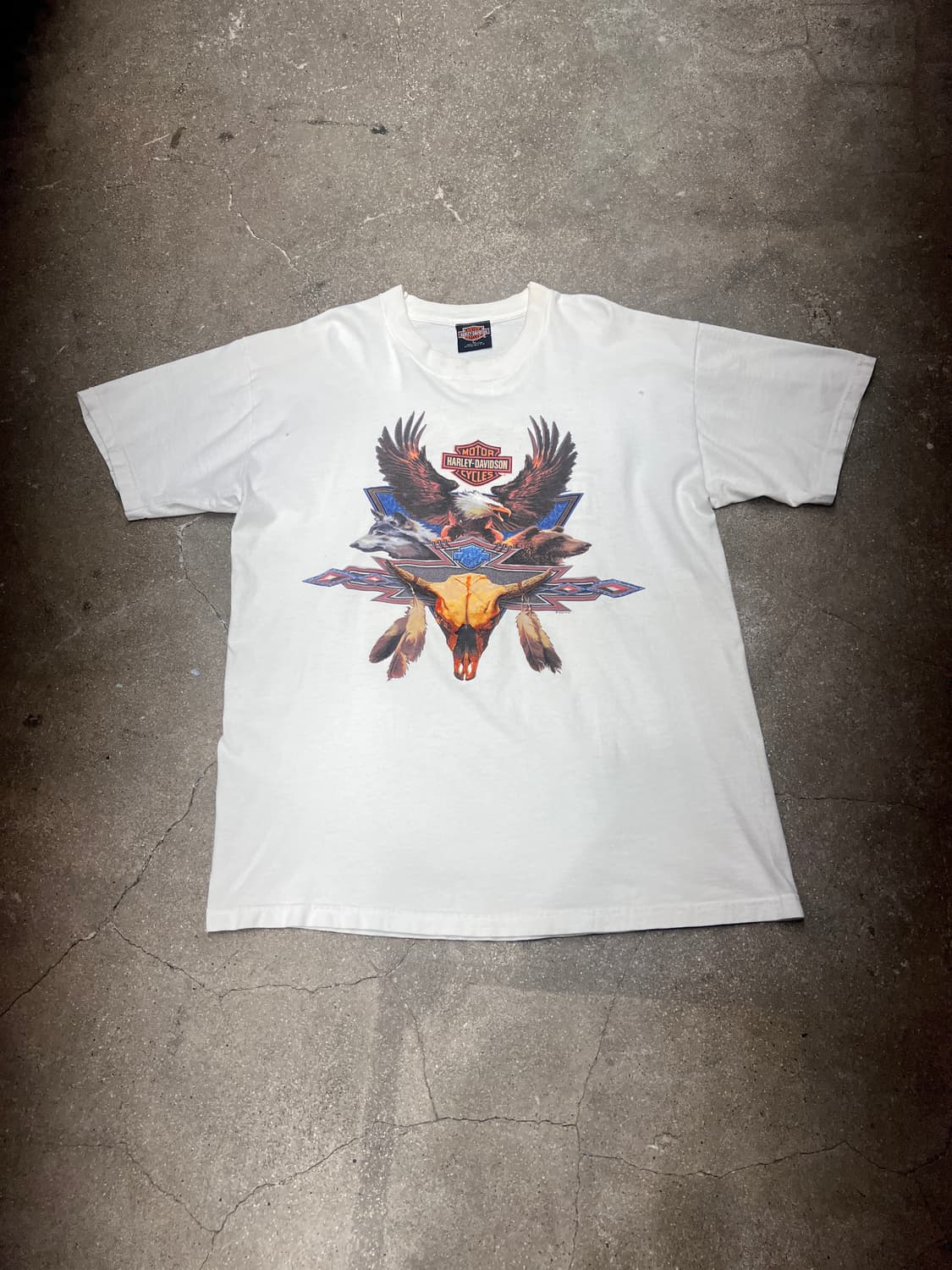 2000 할리데이비슨 이글 반팔 티셔츠L 상품이미지1