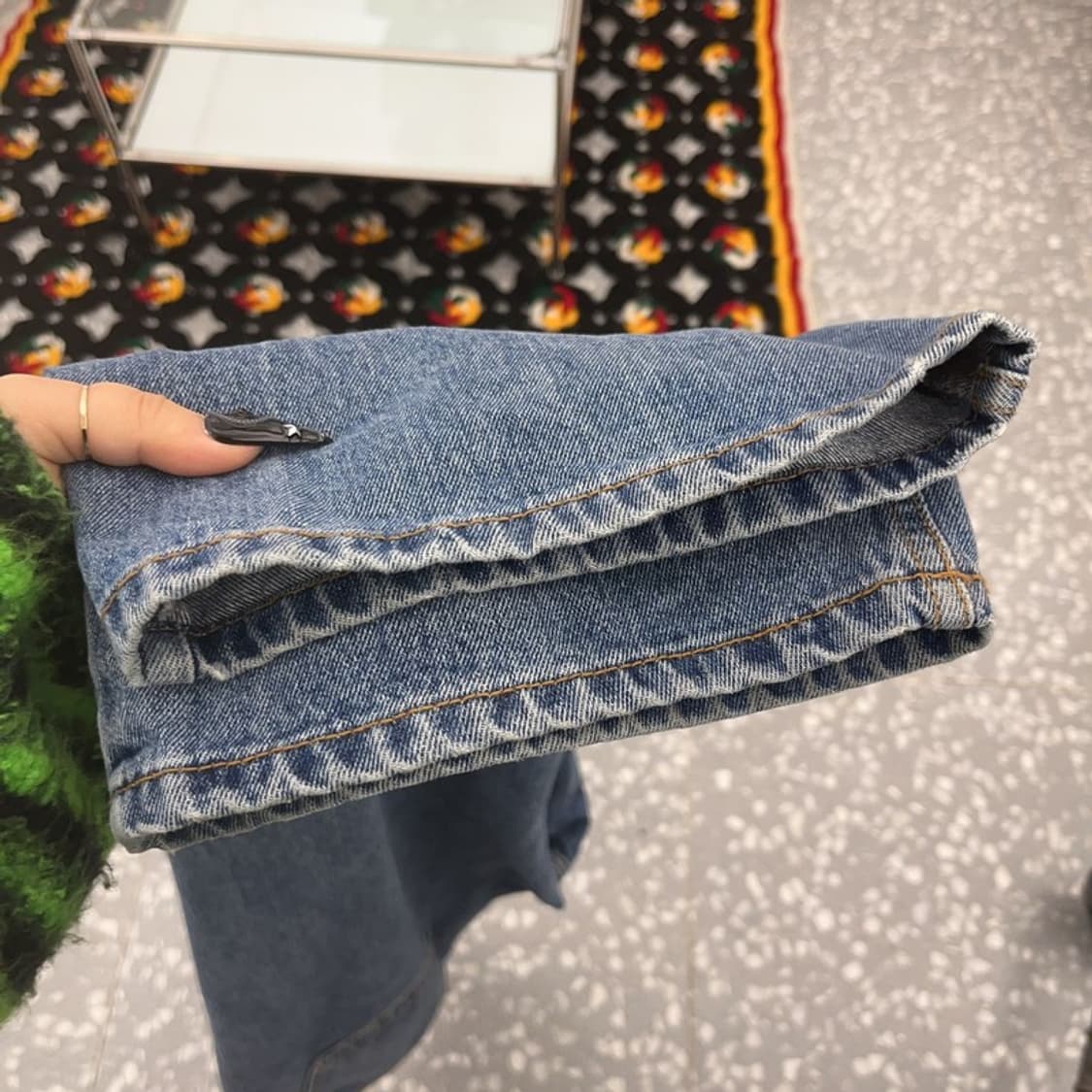 나인헤르츠 올드스쿨 빈티지 캐주얼 데님팬츠 S C08545 상품이미지7