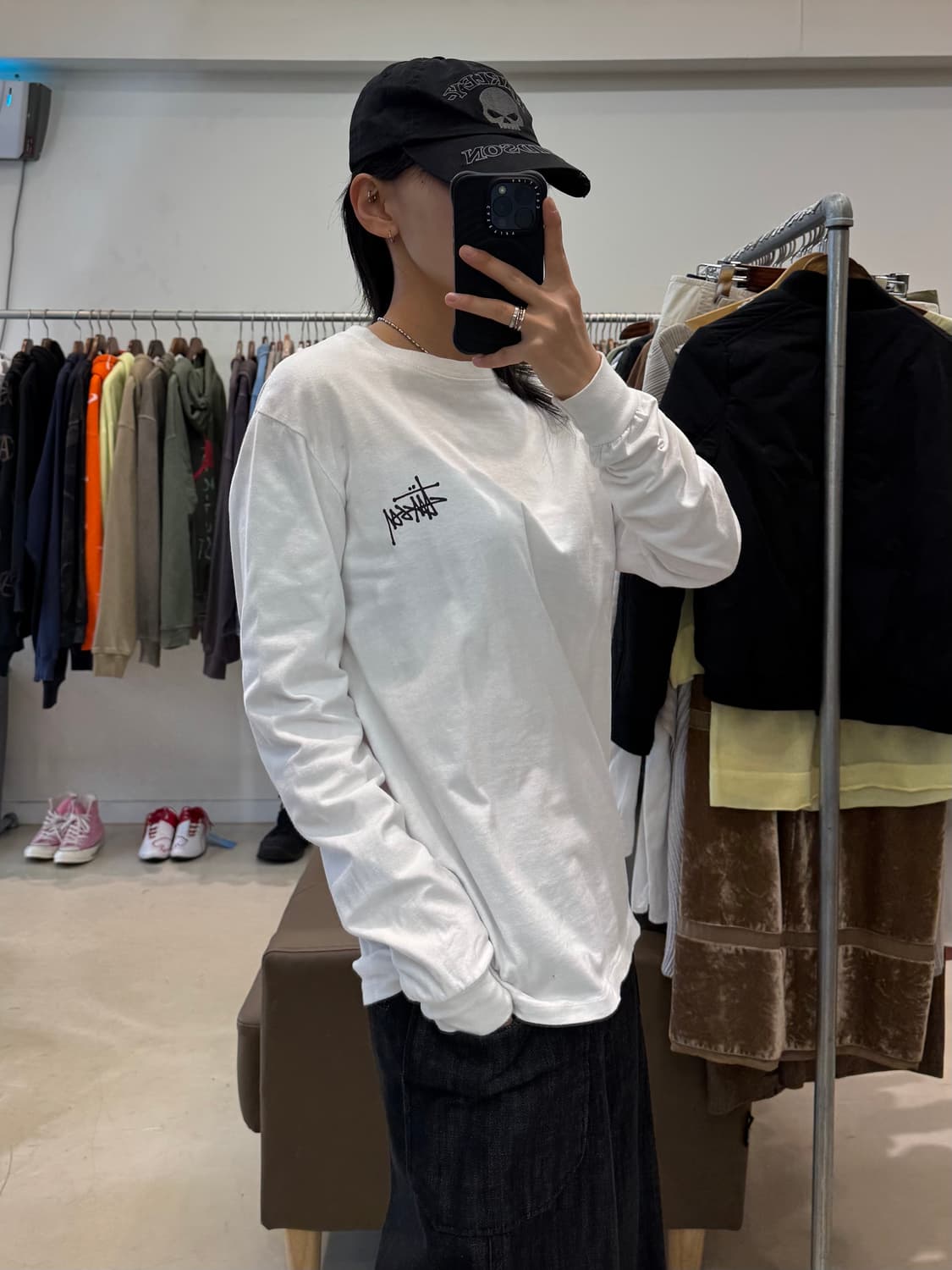 스투시 베이직 로고 롱슬리브 상품이미지7