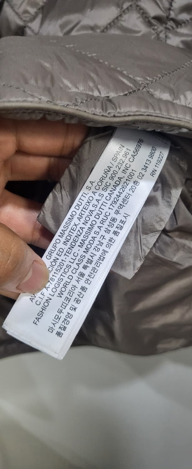 마시모 두띠 여성 퀼팅 패딩 M 상품이미지4