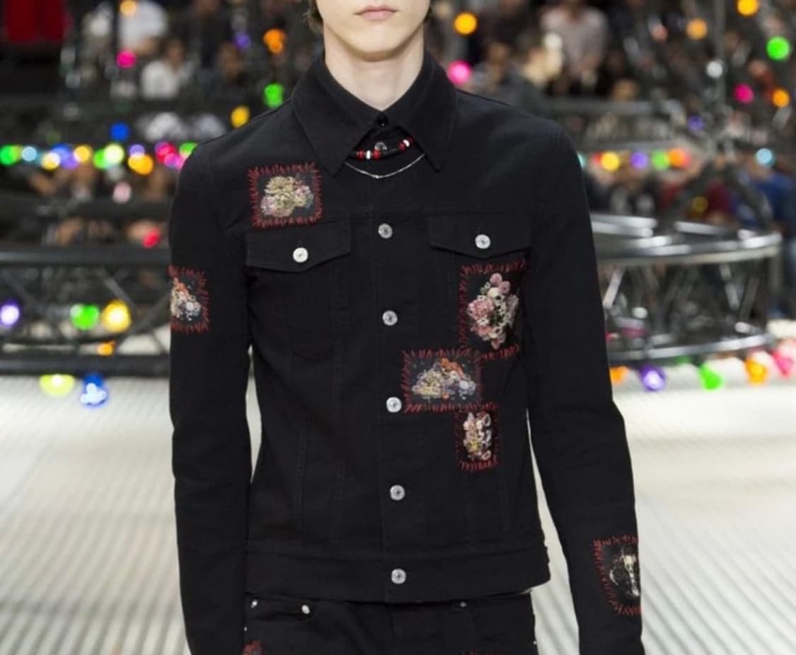 디올 옴므 토루카메이 데님 트러커 자켓 46사이즈 상품이미지6