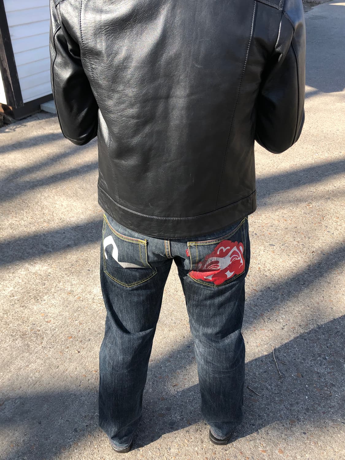 에비수(Evisu) 로고 로우데님팬츠 상품이미지3