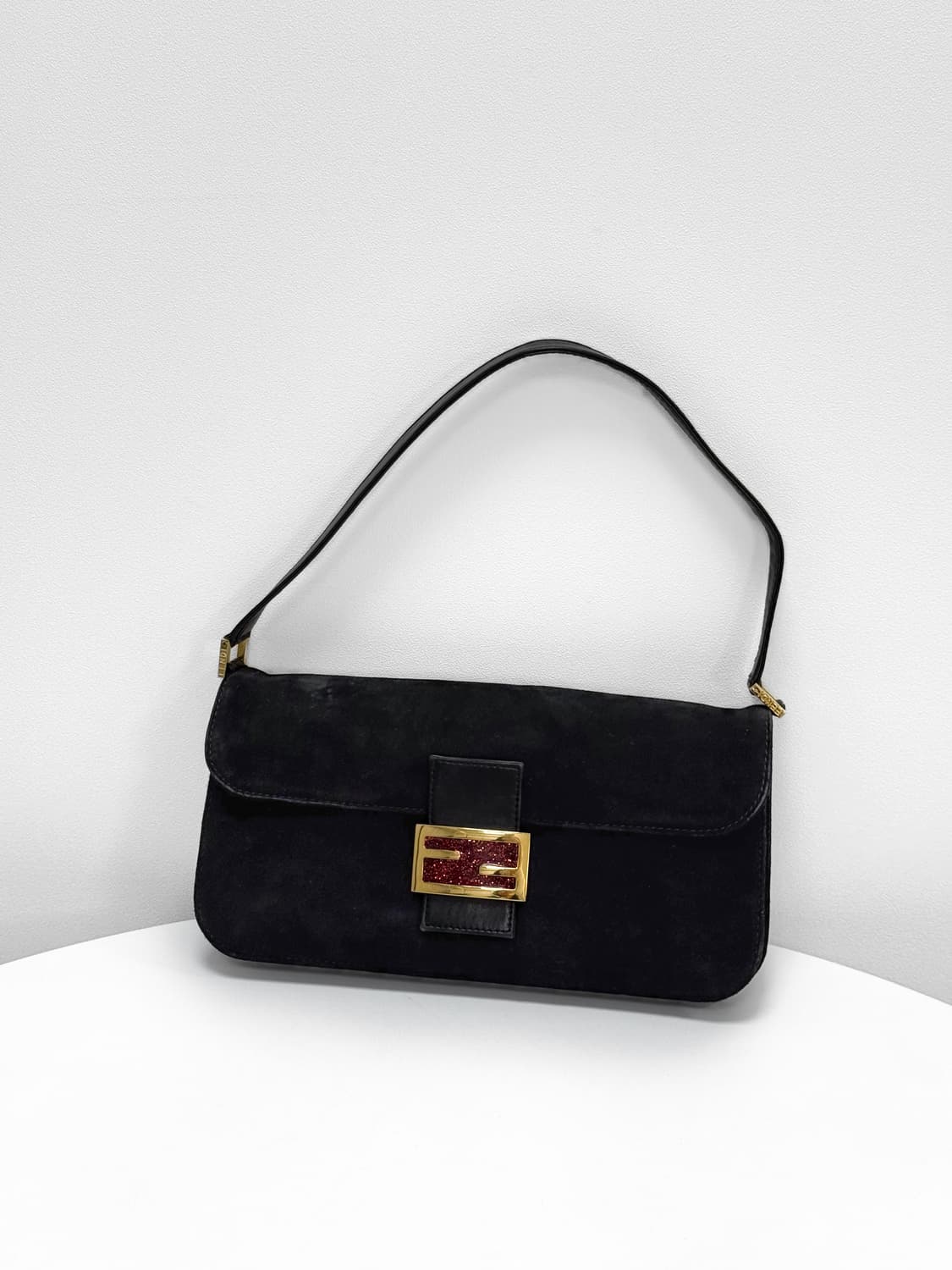 FEND Suede Baguette Shoulder Bag 상품이미지10
