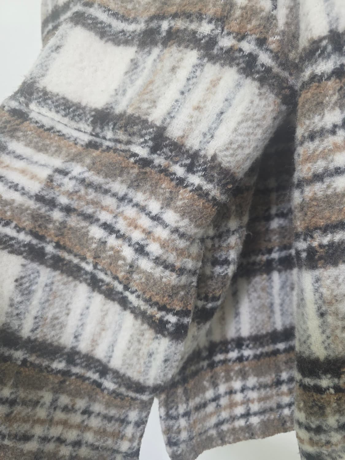 올세인츠 ALLSAINTS 울혼방 체크 셔츠자켓 M새제품 상품이미지7