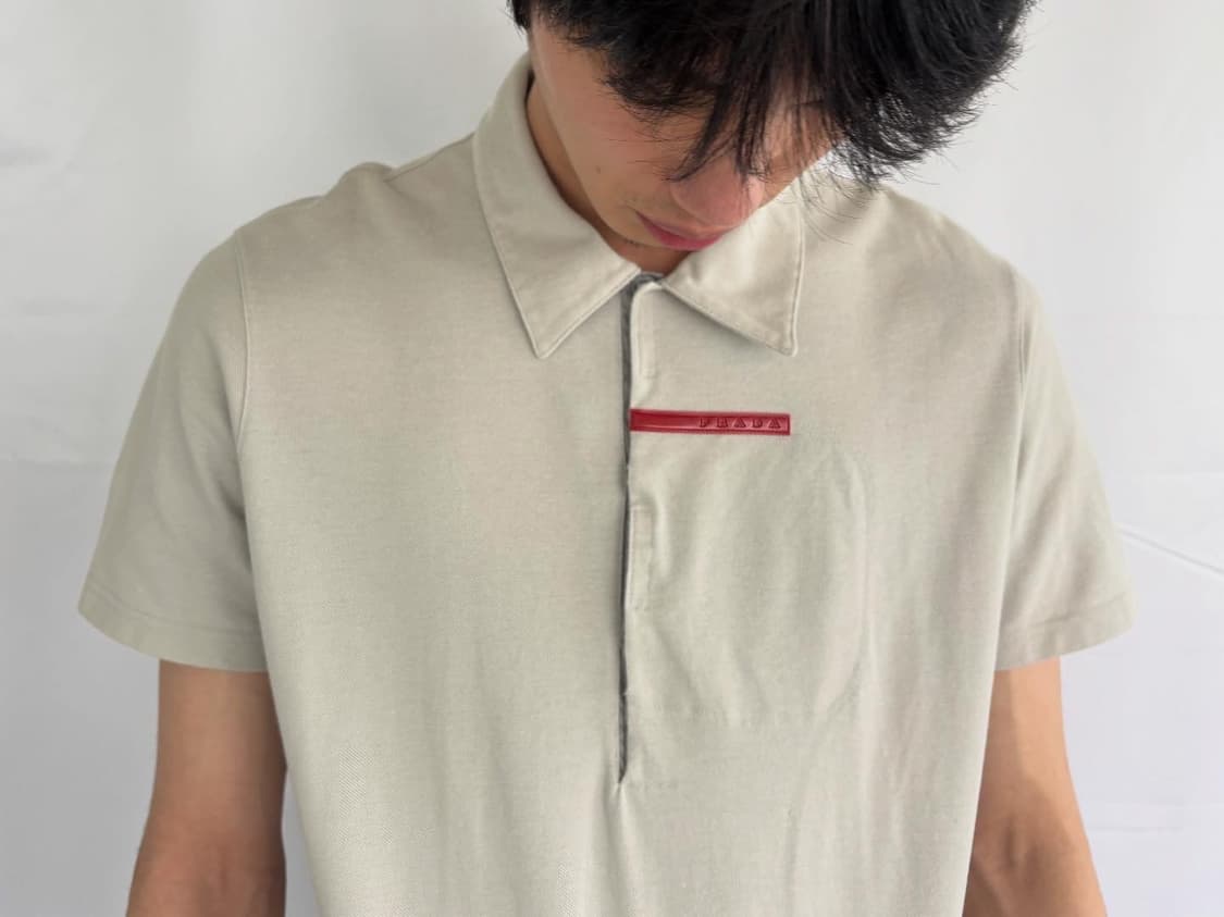 (예약)Prada sports 폴로 카라티 셔츠 상품이미지1