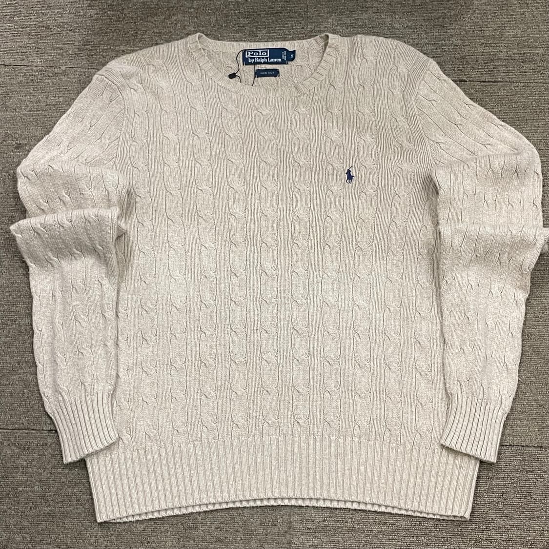 (M) POLO 폴로 랄프로렌 케이블 니트 상품이미지3