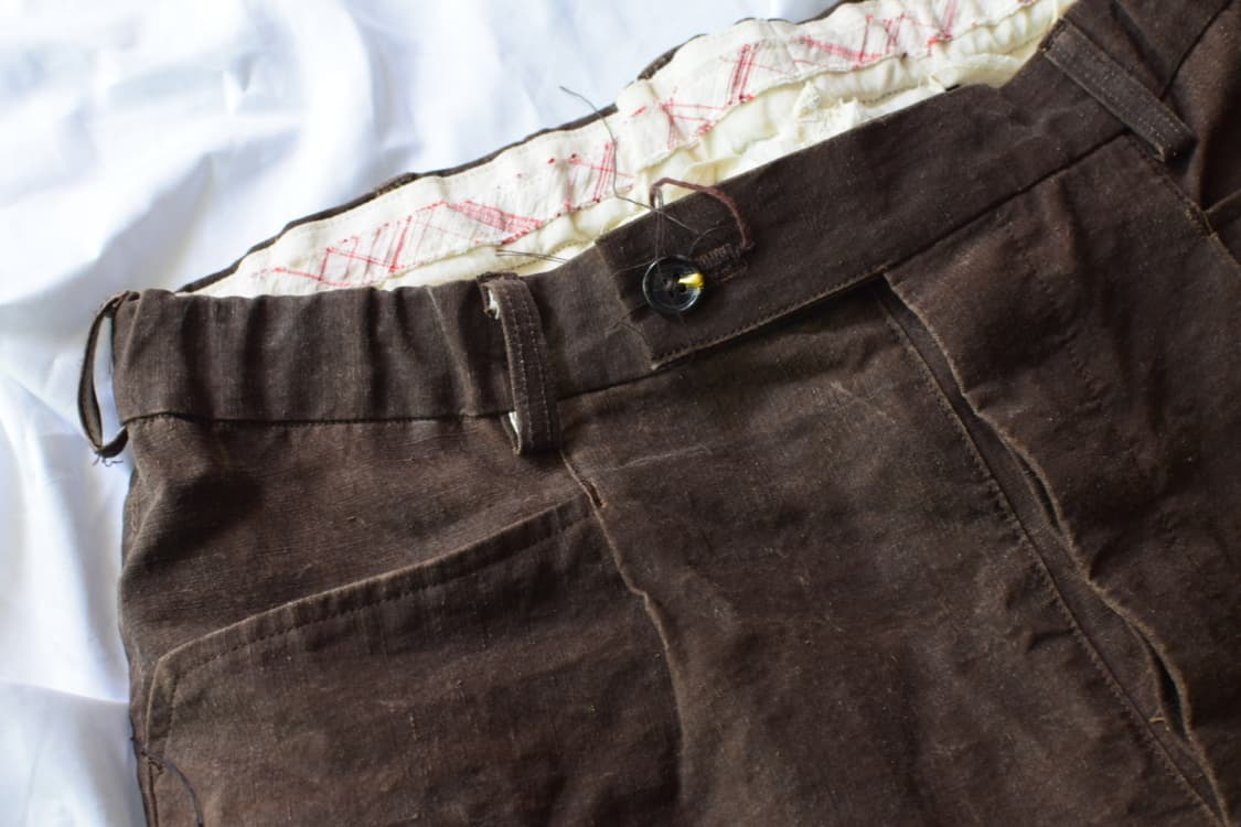 Cottle leaf vein tailor made pants 상품이미지4