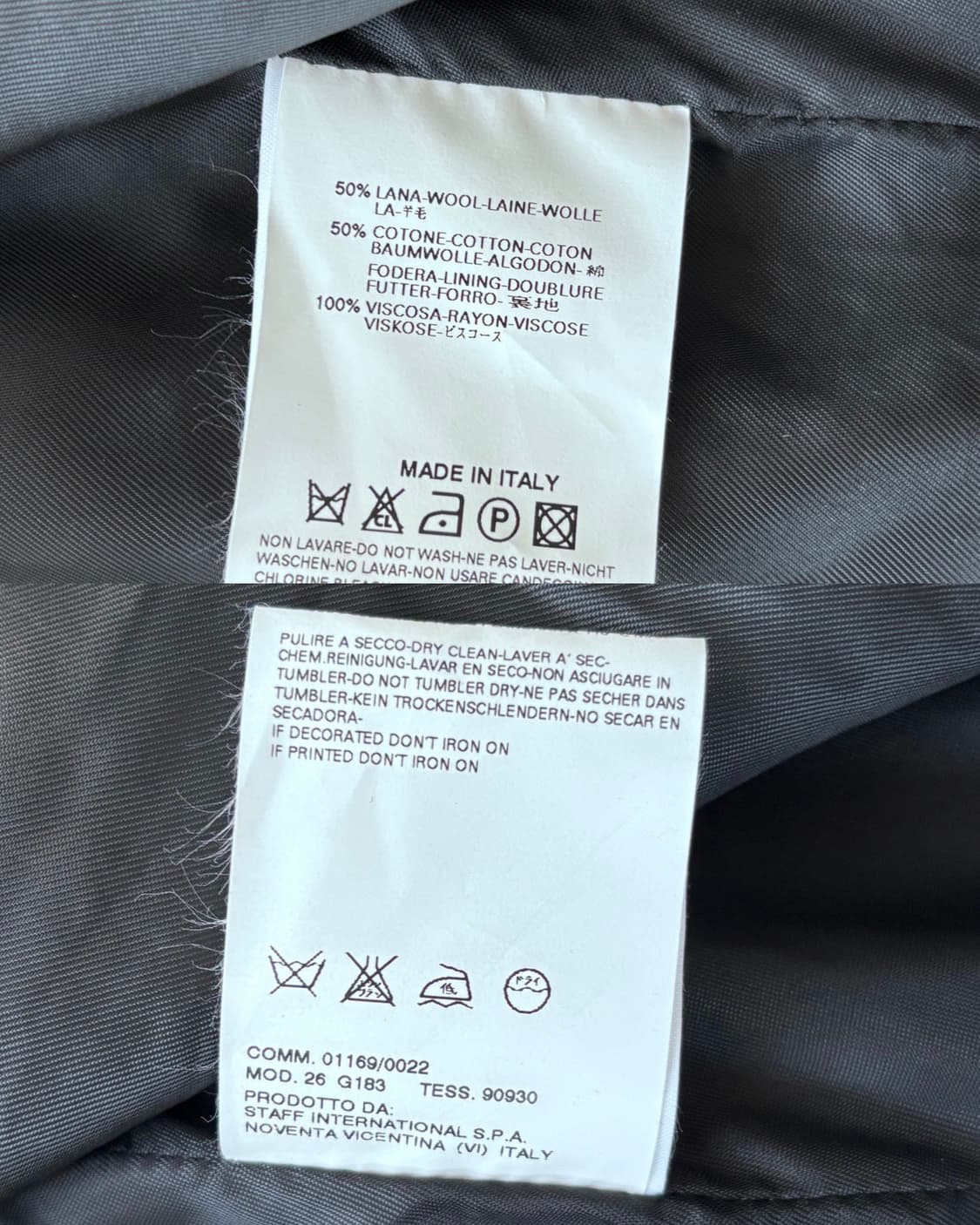 Vivienne Westwood 비비안웨스트우드 레드라벨 블랙 울 자켓 상품이미지9