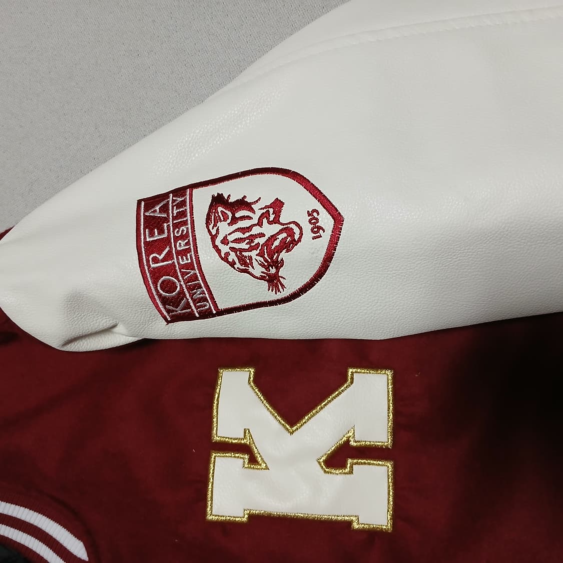 KOREA 고려대학교 호랑이 과잠 바시티 고려대 굿즈 유니폼 상품이미지8