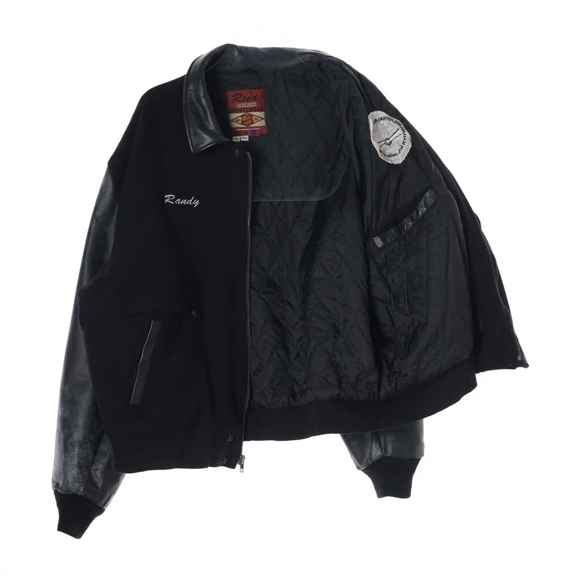  [U.S.A] 90's 리드 스포츠 울 소가죽 바시티 자켓 (남성 XL 상품이미지4