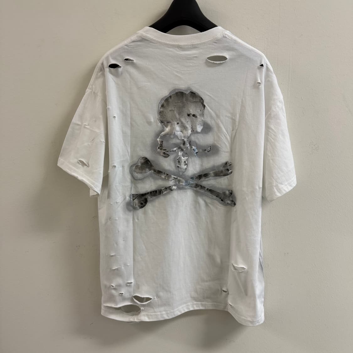 빈티지 디스트로이드 스켈레톤 반팔티  상품이미지2