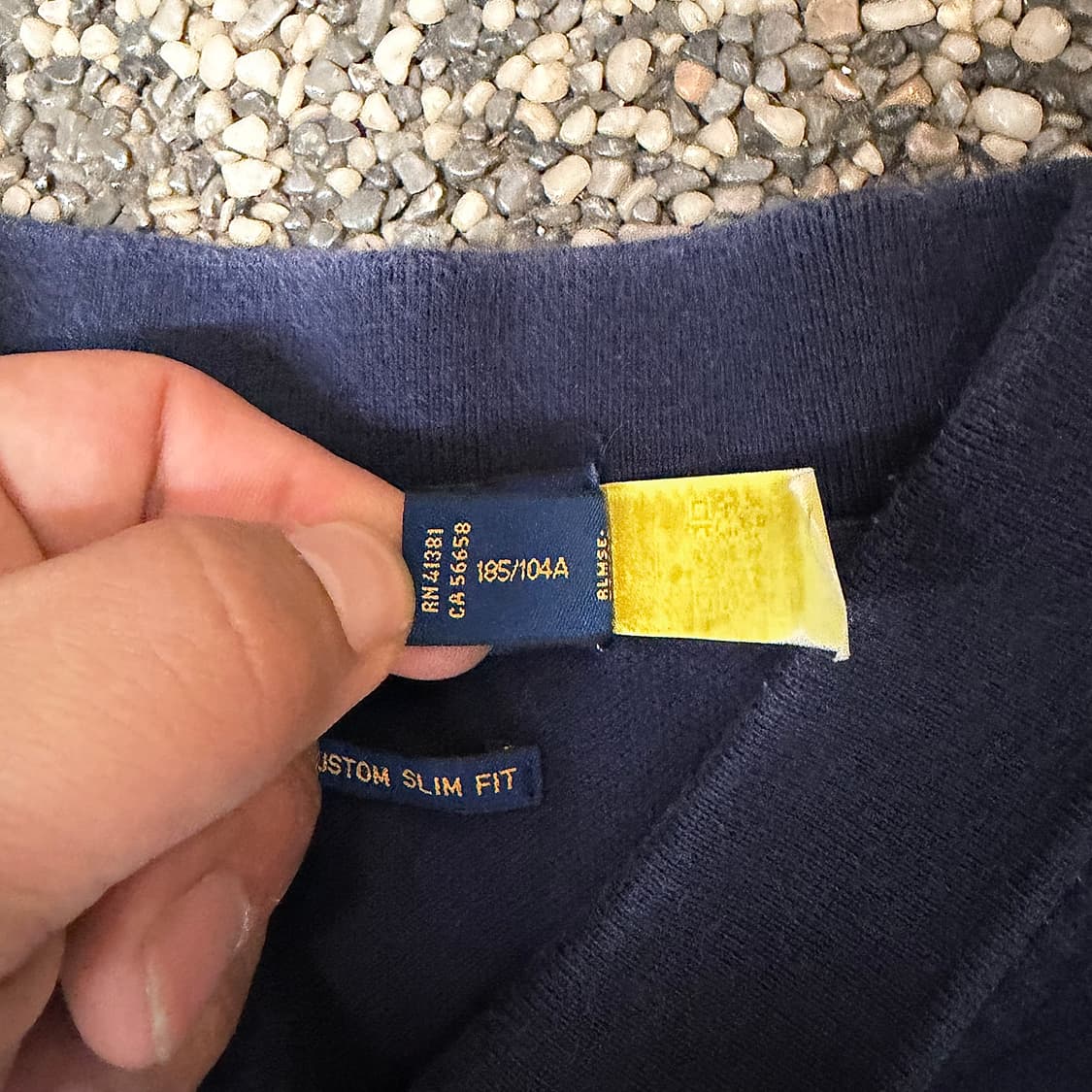 랄프로렌 폴로 네이비 카라 티셔츠 (XL) 상품이미지5