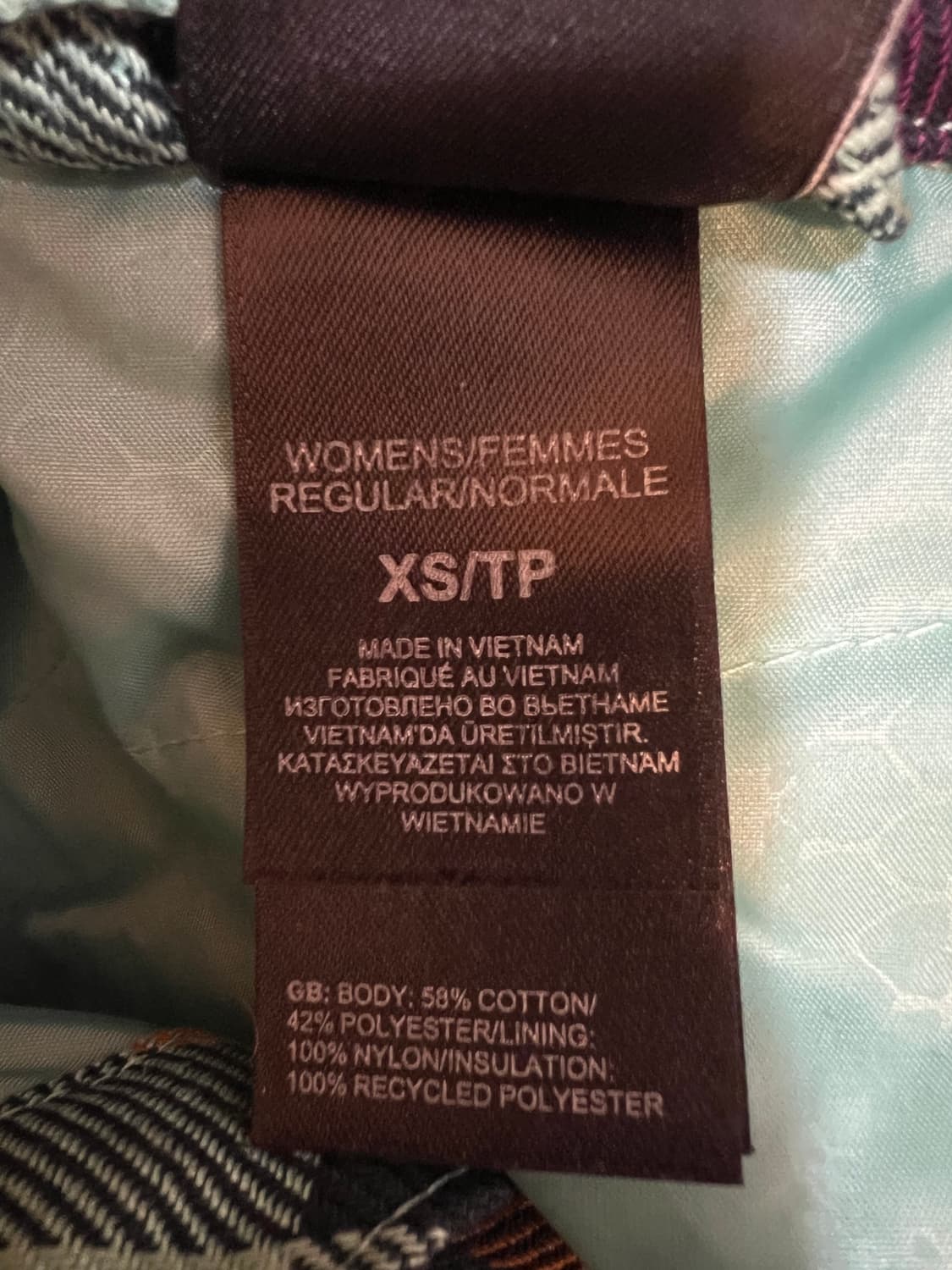 노스페이스 여성 네이비 후드집업점퍼 패딩셔츠 셋업 상품이미지9