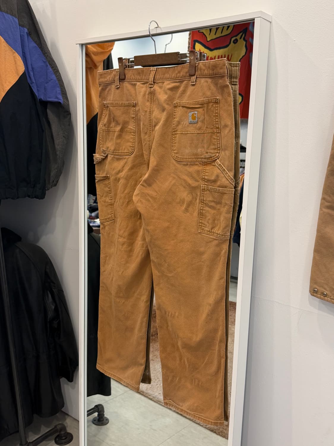 Carhartt 칼하트 덕 캔버스 더블니 카펜터 워크 팬츠 (40) 상품이미지5