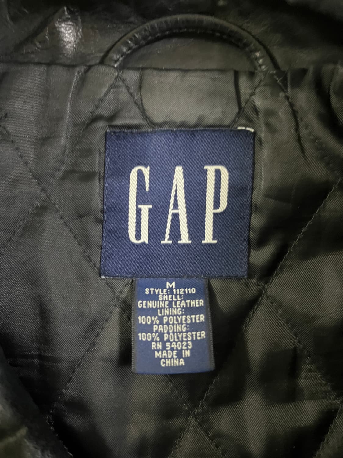 GAP 올드갭 레더 풀집 자켓 상품이미지5