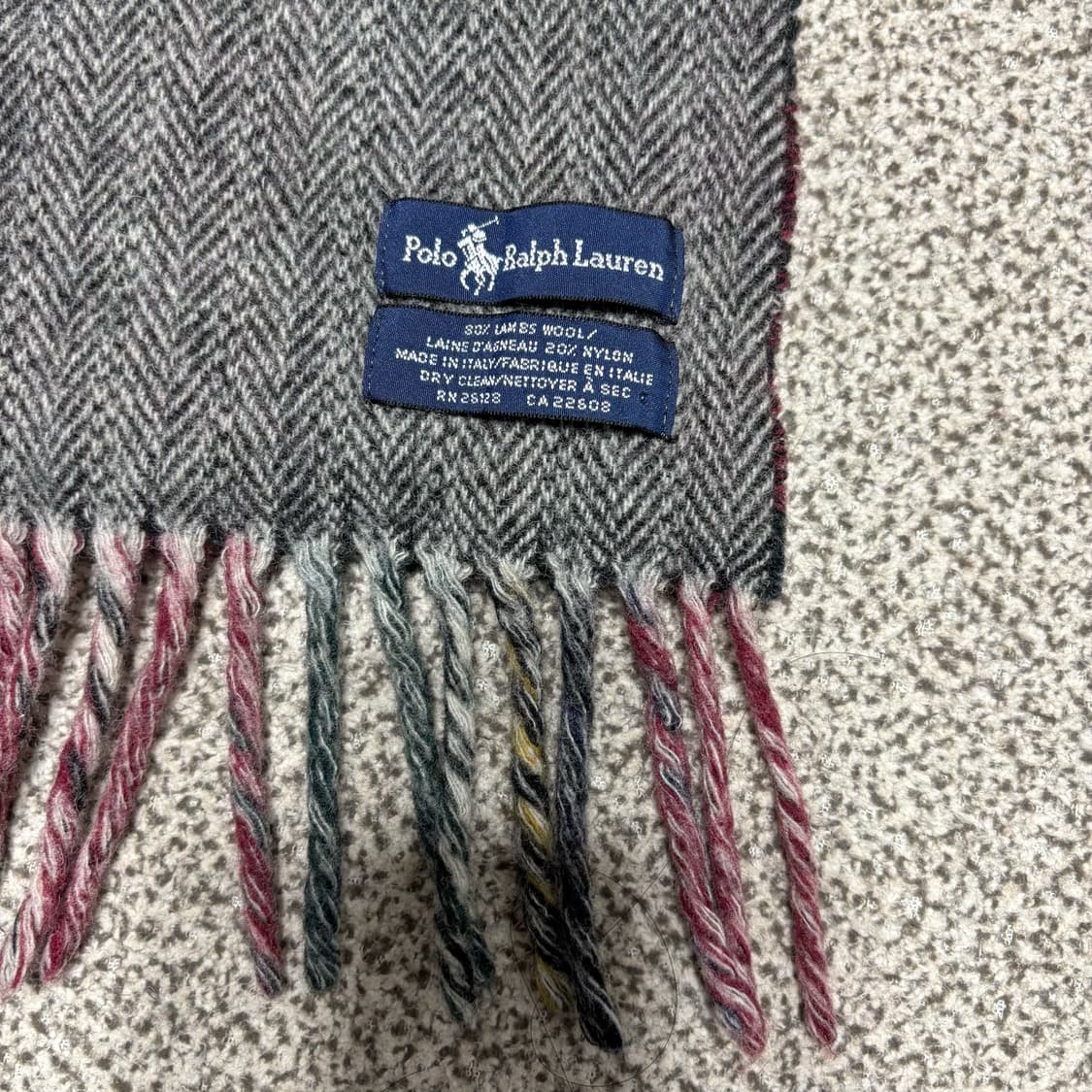 [택포,램스울80] 폴로 랄프로렌 투웨이 이태리 머플러 목도리 [A+] 상품이미지3