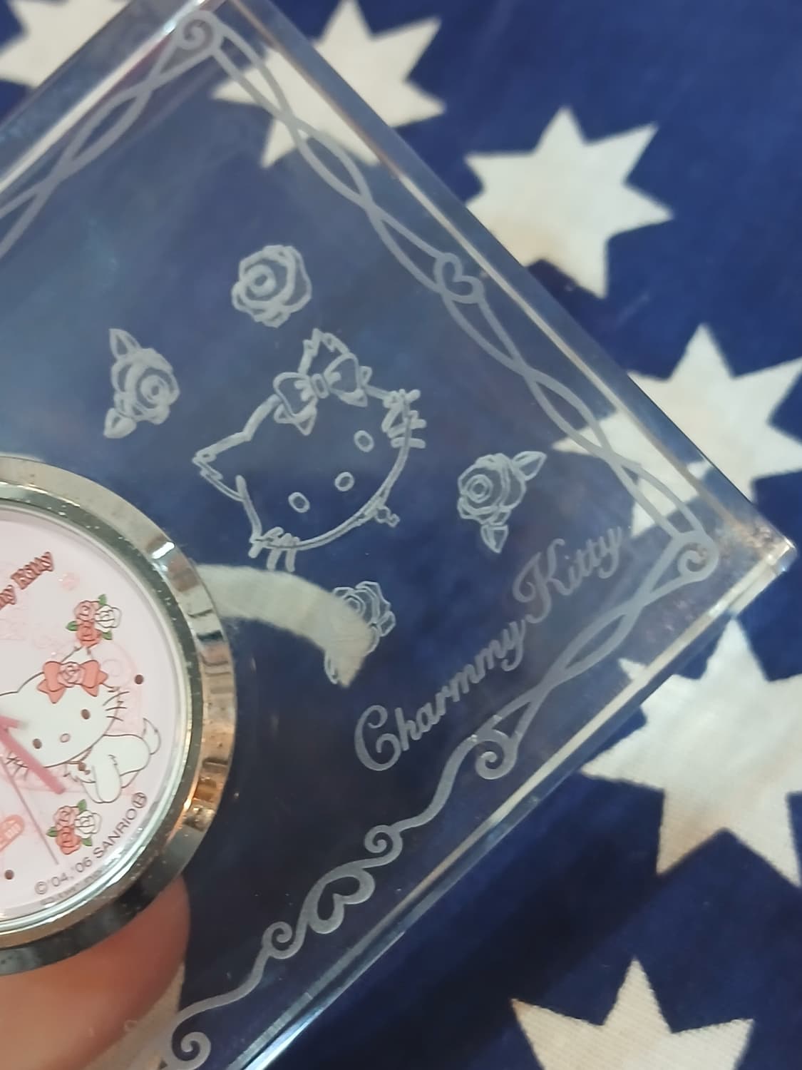 06년 고전 산리오 챠미키티 탁상시계 상품이미지3