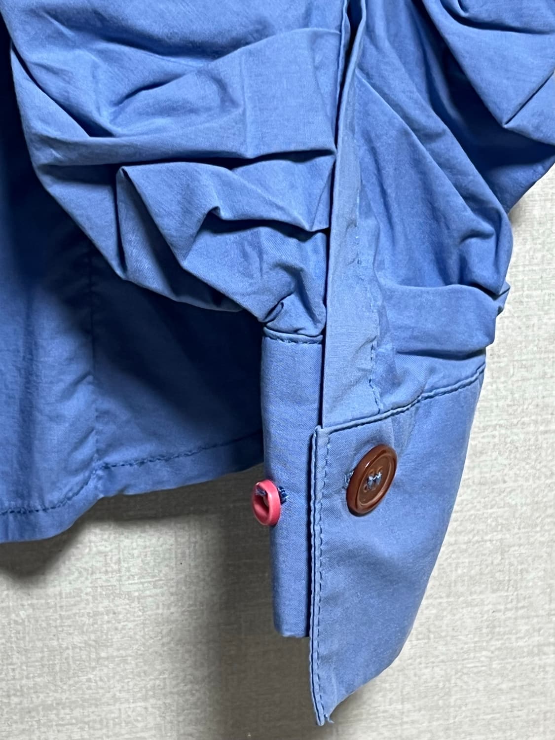 비비안 웨스트우드 빈티지 블루코튼셔츠 상품이미지3