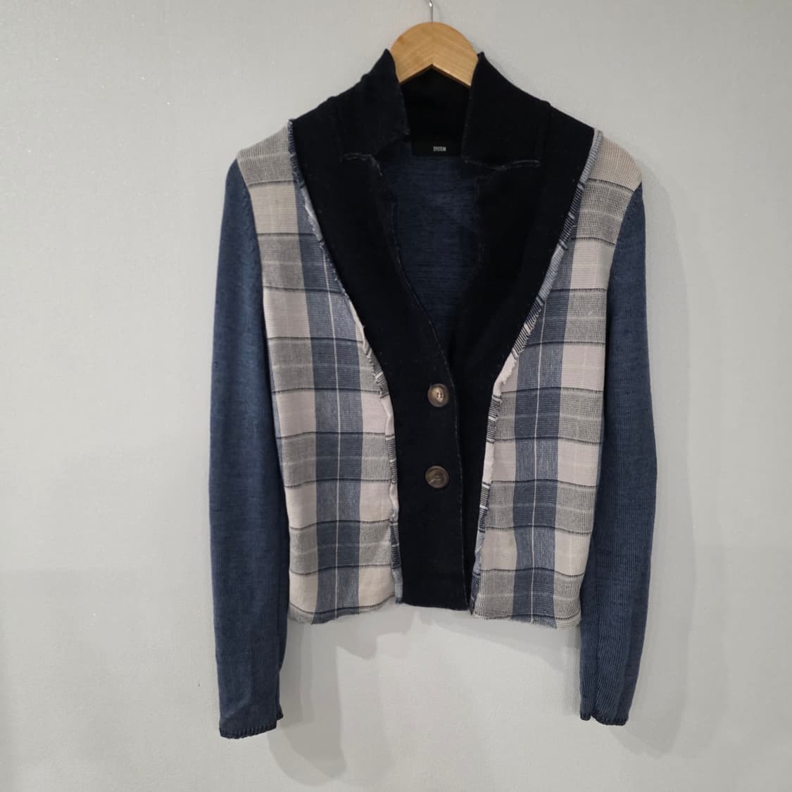 SYSTEM 배색 가디건 90사이즈 상품이미지1