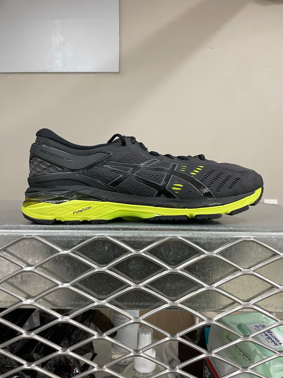 아식스 젤카야노 24 블랙 그린 290 (gr-4378) 상품이미지4